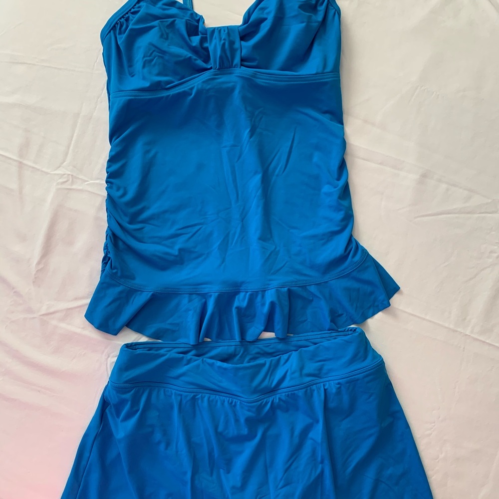 Lands End Royal Blue Tankini